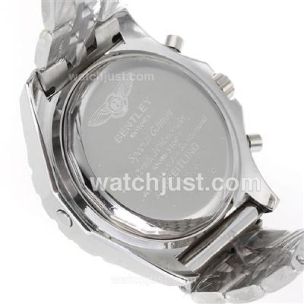 Breitling for Bentley Motors Working Chronograph with White Dial