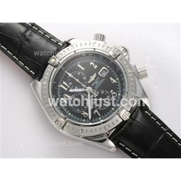 Breitling Chronomat Evolution Working Chronograph with Black Dial