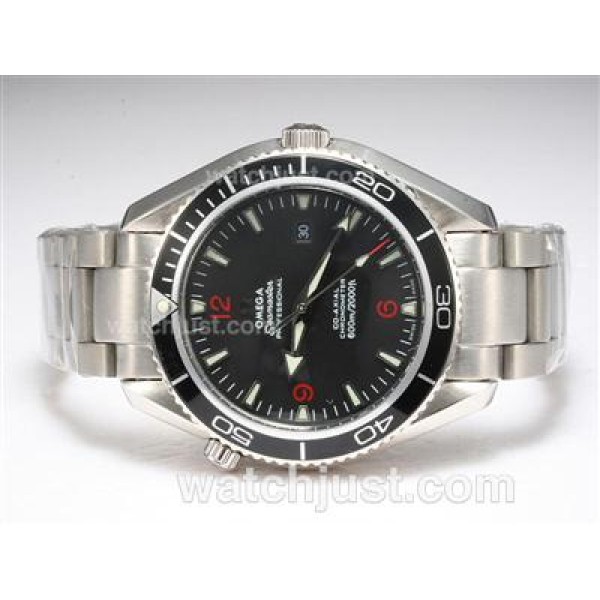Omega Seamaster Planet Ocean Automatic with Black Dial and Bezel