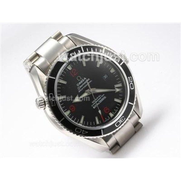 Omega Seamaster Planet Ocean Automatic with Black Dial and Bezel