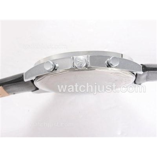 Jacob & Co Classic Five Time Zone Diamond Bezel with White Dial