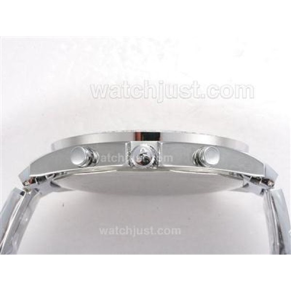 Jacob & Co Classic Five Time Zone Diamond Bezel with Black Dial