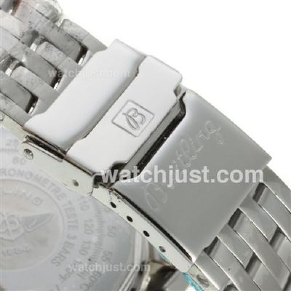 Breitling Navitimer Chronograph Swiss Valjoux 7750 Movement with White Dial