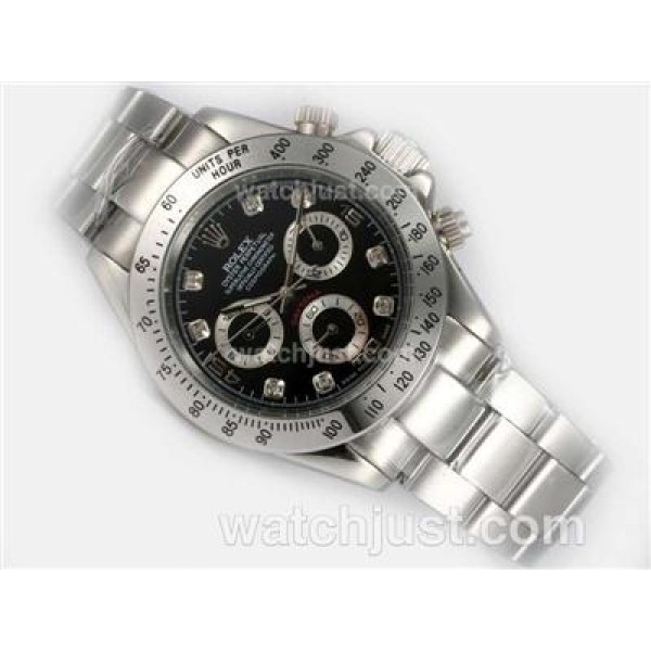 UK Best Quality Rolex Daytona 116509-0055 Replica Watches With Black Dials For Sale