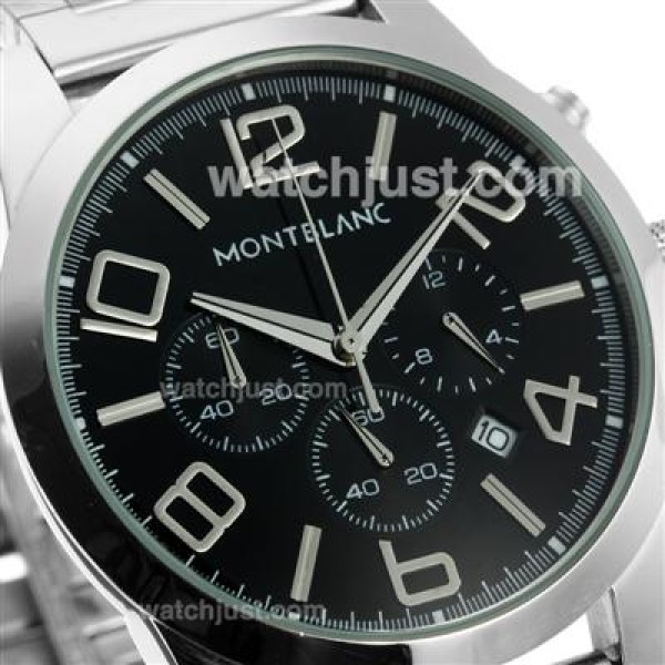 Montblanc Time Walker Working Chronograph with Black Dial
