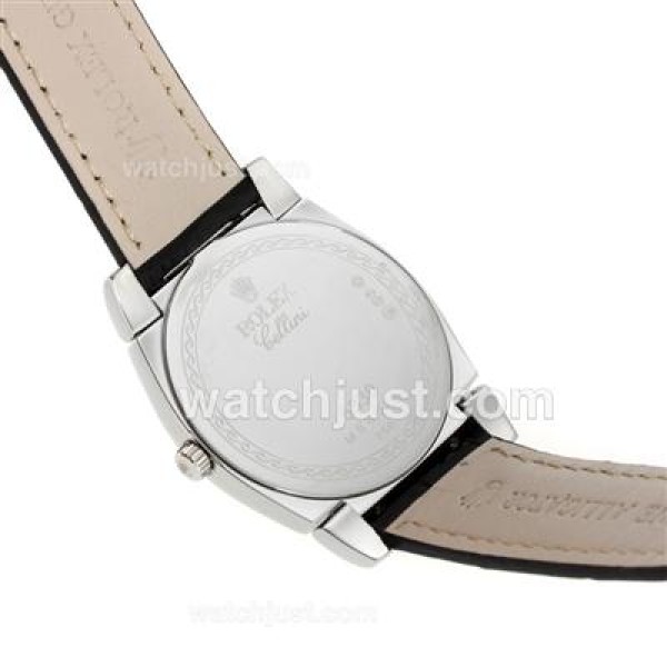 High End Rolex Cellini Replica Watches With Black Dials For Men