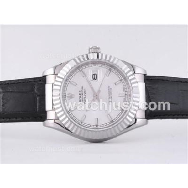 High Quality Rolex Datejust Fake Watches With White Dials For Sale