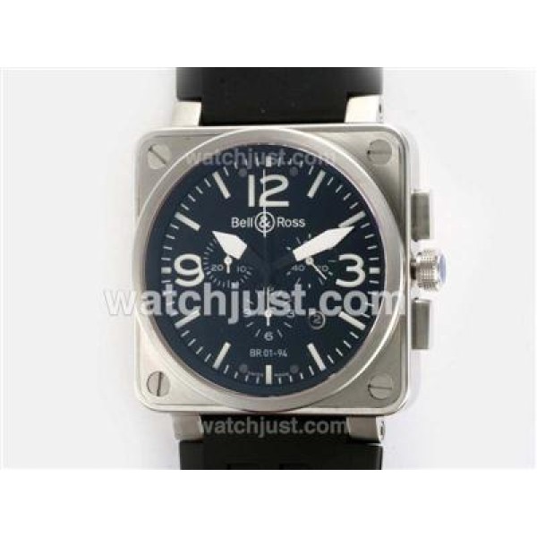 Bell & Ross BR 01-94 Chronograph Swiss ETA Movement with Black Dial 46x46mm