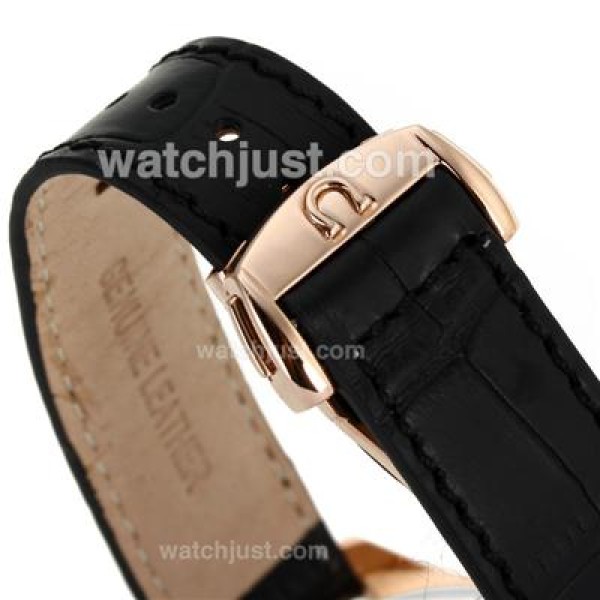 Omega Seamaster Automatic Rose Gold Case with White Dial-Same Chassis As Swiss Version-High Quality