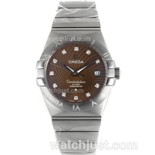 Best 1:1 Fake Omega Constellation With Brown Dials For Sale