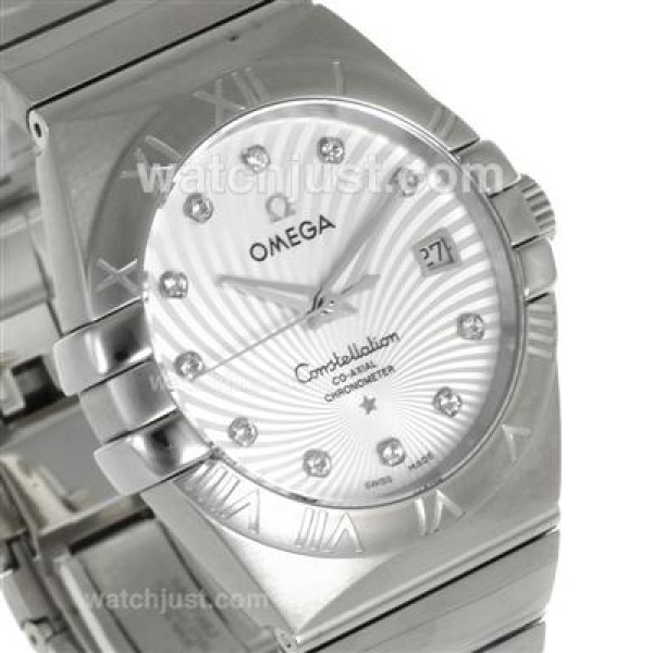 AAA Quality Omega Constellation Replica Watches With White Dials For Men