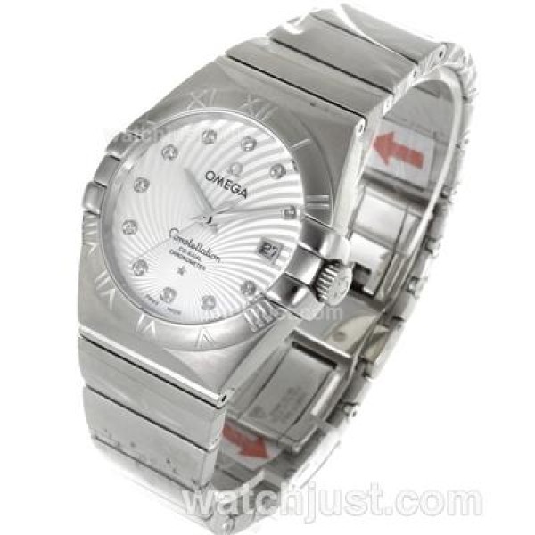 AAA Quality Omega Constellation Replica Watches With White Dials For Men