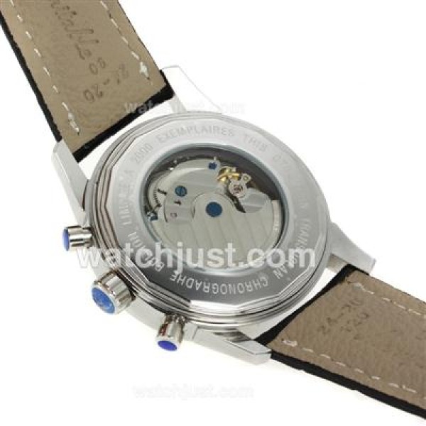 Breitling Aeromarine Automatic with Black Dial-Leather Strap