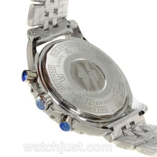 Breitling Chronospace Working Chronograph with White Dial S/S