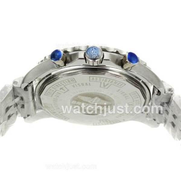 Breitling Chronospace Working Chronograph with White Dial S/S
