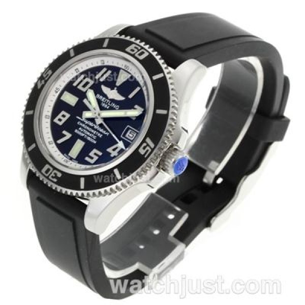 Breitling Super Ocean Steelfish Swiss ETA 2824 Movement with Black Dial-White Inner Bezel