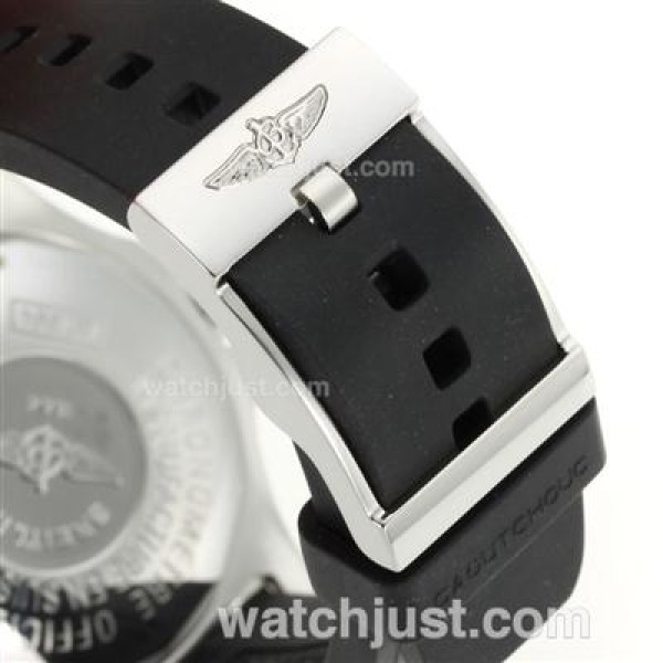 Breitling Super Ocean Steelfish Swiss ETA 2824 Movement with Black Dial-Blue Inner Bezel