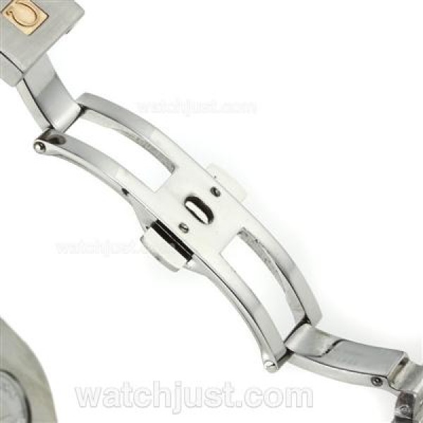 Omega Constellation Diamond Bezel and Markers with White Dial-Same Chassis as ETA Version-Lady Size