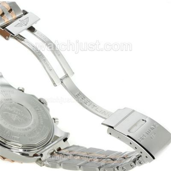 Breitling Chronospace Working Chronograph Two Tone with White Dial