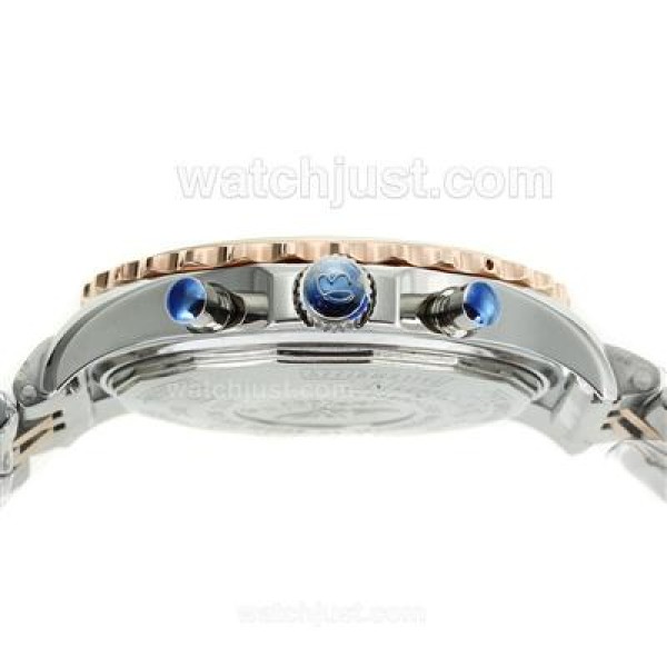 Breitling Chronospace Working Chronograph Two Tone with White Dial