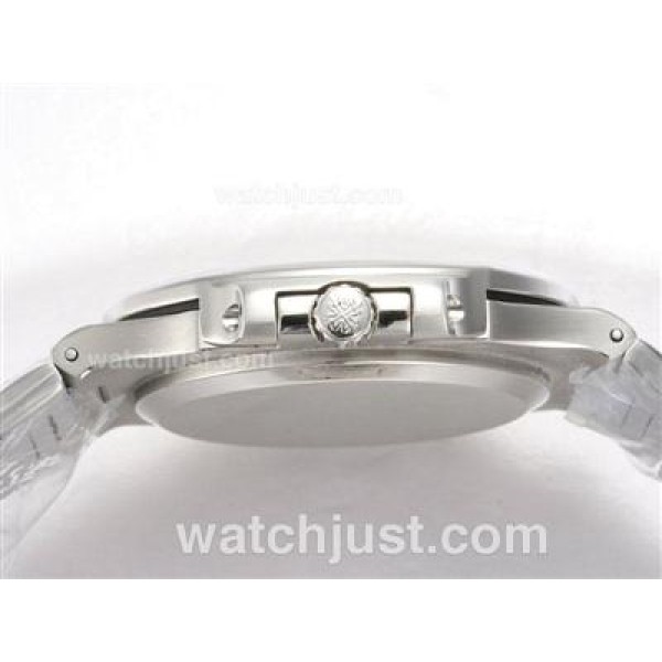 Patek Philippe Nautilus Jumbo MBW Swiss ETA 2824 Movement Diamond Bezel with Black Dial