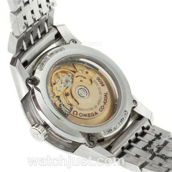 Swiss Made Omega De Ville Replica Watches With White Dials For Men