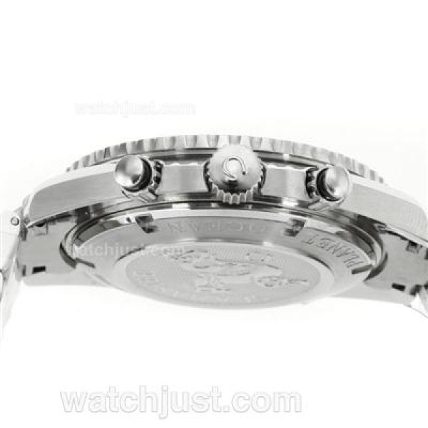 Omega Seamaster Planet Ocean Working Chronograph with Black Dial S/S