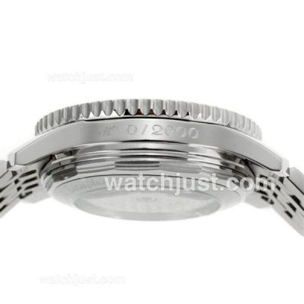 Breitling Montbrillant Chronograph Swiss Valjoux 7750 Movement Stick Markers with White Dial S/S-Sapphire Glass