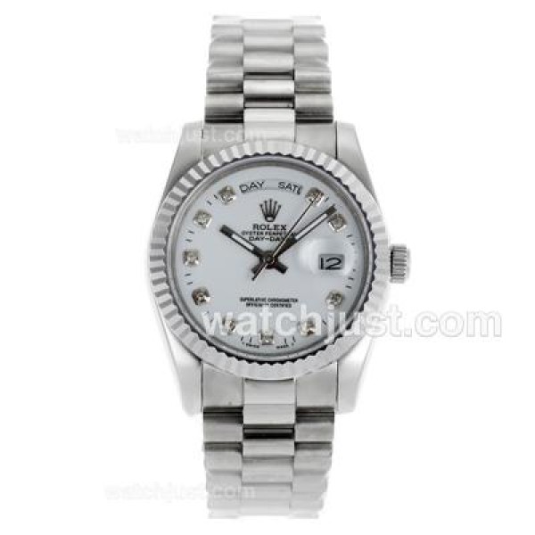 Best Quality Rolex Day-Date Replica Watches With White Dials For Sale