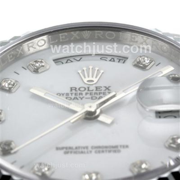 Best Quality Rolex Day-Date Replica Watches With White Dials For Sale