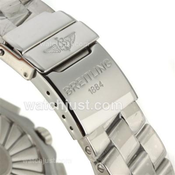 Breitling Emergency Digital Displayer PVD Bezel with Black Dial S/S