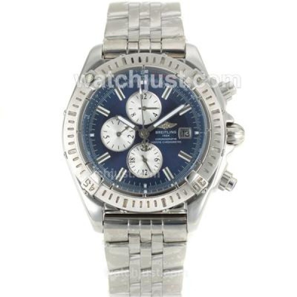 Breitling Chronomat Evolution Automatic with Blue Dial S/S