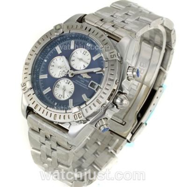 Breitling Chronomat Evolution Automatic with Blue Dial S/S