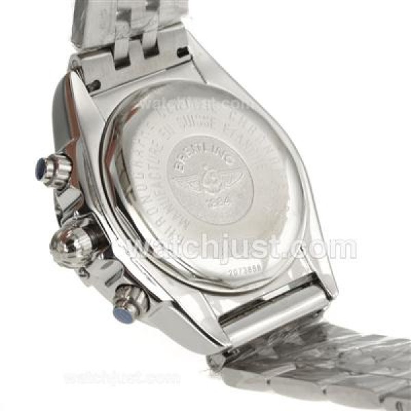 Breitling Chronomat Evolution Working Chronograph with White Dial S/S