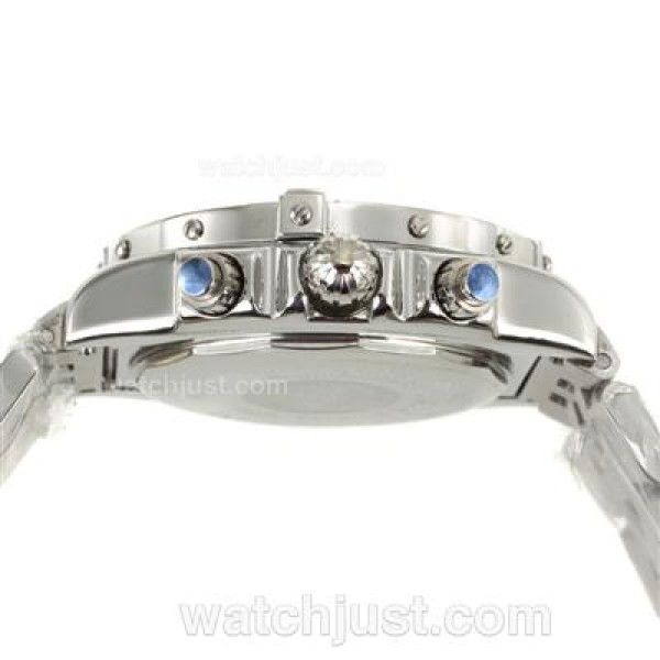 Breitling Chronomat Evolution Working Chronograph with White Dial S/S