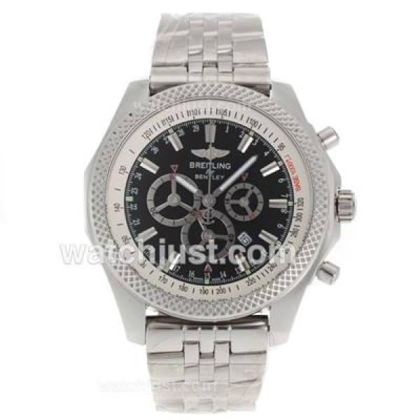 Breitling for Bentley Working Chronograph with Black Dial S/S