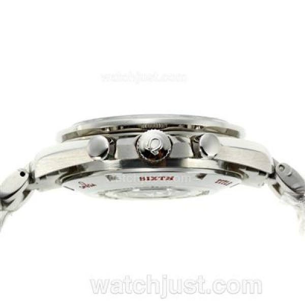 Omega Speedmaster Chronograph Swiss Valjoux 7750 Movement with Black Dial