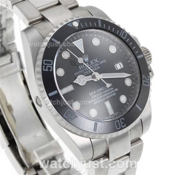 Top Quality Fake Rolex Sea-Dweller Watches With Black Dials Online