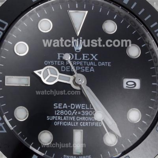 Best 1:1 Rolex Sea-Dweller Fake Watches With Black Dials For Sale