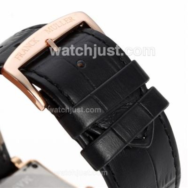 Franck Muller Master Square Rose Gold Case with White Dial