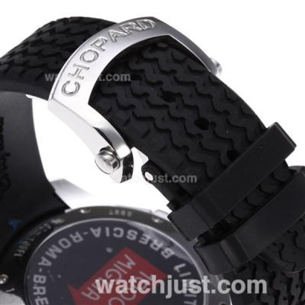 Chopard Mille Miglia GT XL Working Chronograph with Black Dial-Rubber Strap