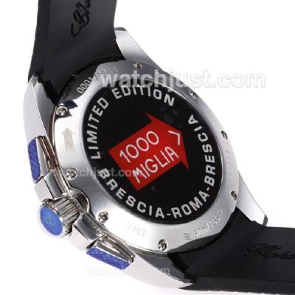 Chopard Mille Miglia GT XL Working Chronograph with Black Dial-Rubber Strap