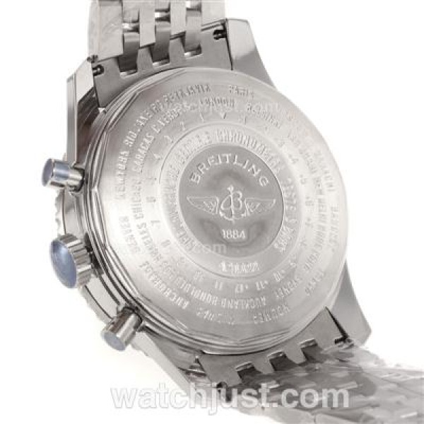Breitling Navitimer World Swiss Valjoux 7750 Movement with White Dial