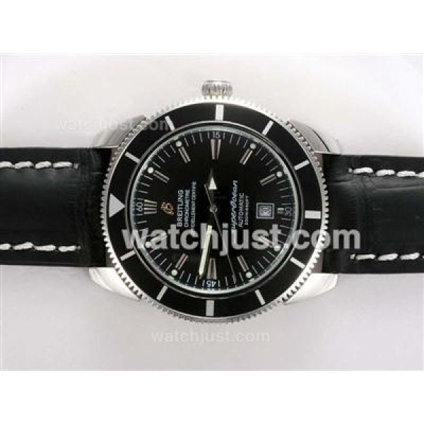 Breitling Super Ocean Automatic with Black Dial and Bezel