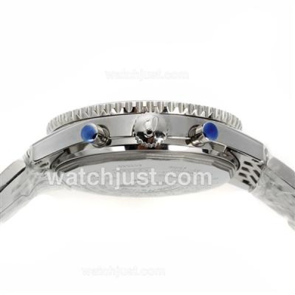 Breitling Navitimer Chronograph Swiss Valjoux 7750 Movement with White Dial