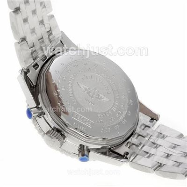 Breitling Navitimer Chronograph Swiss Valjoux 7750 Movement with White Dial