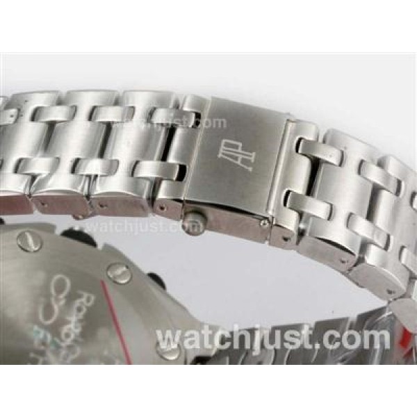 UK Online Replica Audemars Piguet Royal Oak Chronograph Swiss Valjoux 7750 Movement Diamond Bezel White Dial