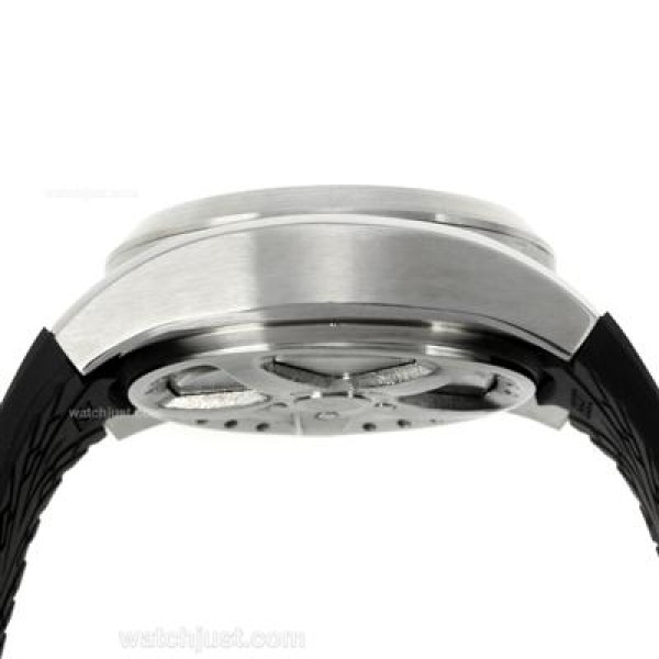 Porsche Design Dashboard Working Chronograph with Black Dial-Rubber Strap