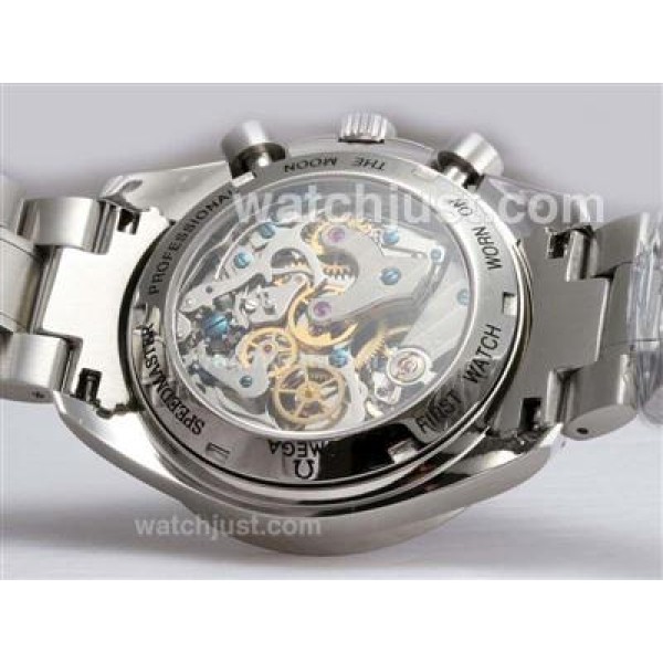 Omega Speedmaster Chronograph Lemania Movement with Black Dial
