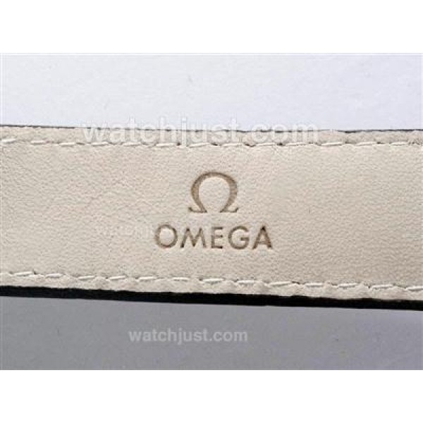 Omega Hour Vision See Thru Case Automatic Rose Gold Case with Black Dial-Deployment Buckle